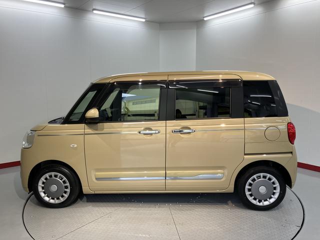 ムーヴキャンバスセオリーＧターボプッシュスタート　ベンチシート　両側電動スライドドア　コーナーセンサー　アイドリングストップ　オートライト　オートマチックハイビーム　ＬＥＤヘッドライト　フロントフォグランプ　電動パーキングブレーキ（愛媛県）の中古車