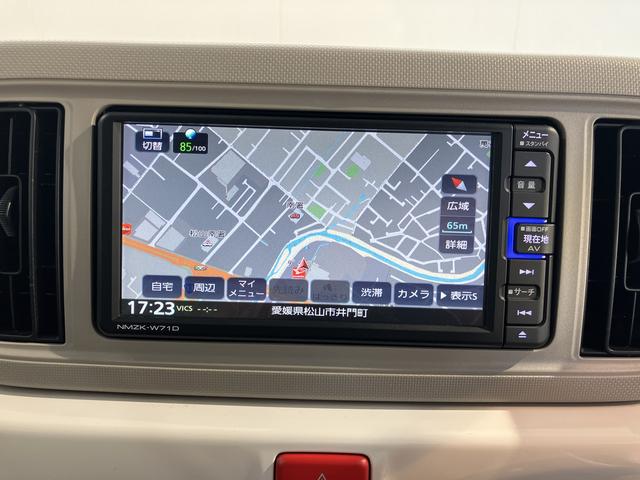 ミラトコットＧ　リミテッド　ＳＡIII純正ナビ　パノラマモニター　フルセグＴＶ　ＣＤ　ＤＶＤ　ＵＳＢ　Ｂｌｕｅｔｏｏｔｈ　ＥＴＣ　ドラレコ　前席シートヒーター　オートライト　ＬＥＤヘッドライト　障害物センサー　アイドリングストップ（愛媛県）の中古車