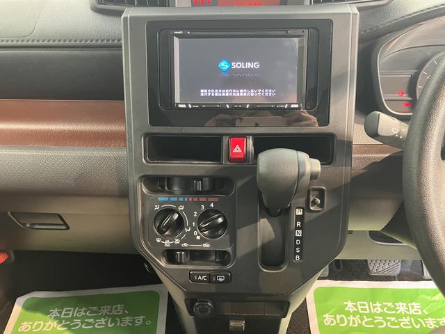 ルーミーＸプッシュスタート　片側電動スライドドア　アイドリングストップ　オートライト　ハロゲンヘッドライト　盗難防止装置　社外ナビ　ＣＤ　ＵＳＢ　Ｂｌｕｅｔｏｏｔｈ　ＡＵＸ　ワンセグＴＶ　電動ドアミラー（愛媛県）の中古車