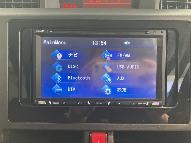 ルーミーＸプッシュスタート　片側電動スライドドア　アイドリングストップ　オートライト　ハロゲンヘッドライト　盗難防止装置　社外ナビ　ＣＤ　ＵＳＢ　Ｂｌｕｅｔｏｏｔｈ　ＡＵＸ　ワンセグＴＶ　電動ドアミラー（愛媛県）の中古車