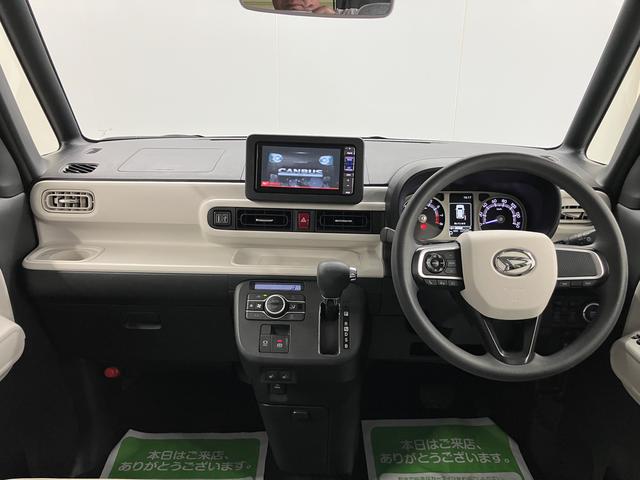 ムーヴキャンバスストライプスＧプッシュスタート　両側電動スライドドア　コーナーセンサー　アイドリングストップ　オートマチックハイビーム　ＬＥＤヘッドライト　フロントフォグランプ　電動パーキングブレーキ　オートブレーキホールド（愛媛県）の中古車