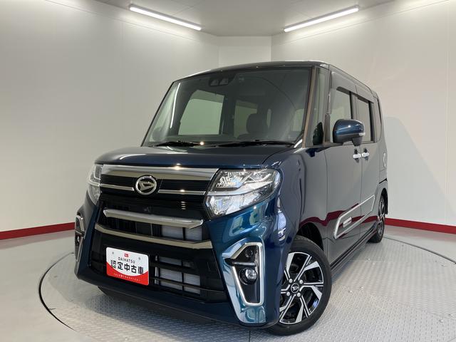 タントカスタムXプッシュスタート 両側電動スライドドア コーナーセンサー オートライト オートマチックハイビーム LEDヘッドライト フロントフォグランプ ベンチシート 運転席・助手席シートヒーター レーンアシスト(愛媛県)の中古車
