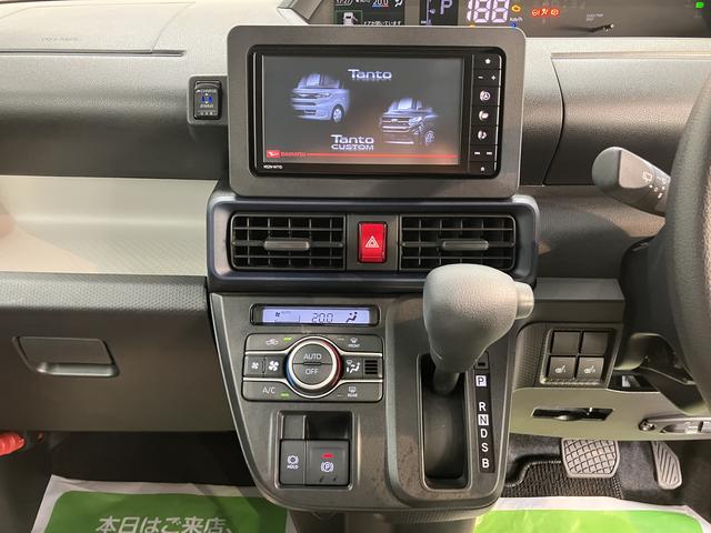タントＸプッシュスタート　片側電動スライドドア　ベンチシート　運転席・助手席シートヒーター　コーナーセンサー　アイドリングストップ　オートライト　オートマチックハイビーム　ＬＥＤヘッドライト　純正ナビ　２ＷＤ（愛媛県）の中古車