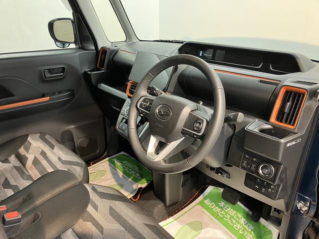 タントファンクロスターボ純正ナビ パノラマモニター フルセグTV CD DVD USB Bluetooth 両側電動スライドドア 前席シートヒーター クルーズコントロール オートライト LEDヘッドライト 障害物センサー(愛媛県)の中古車