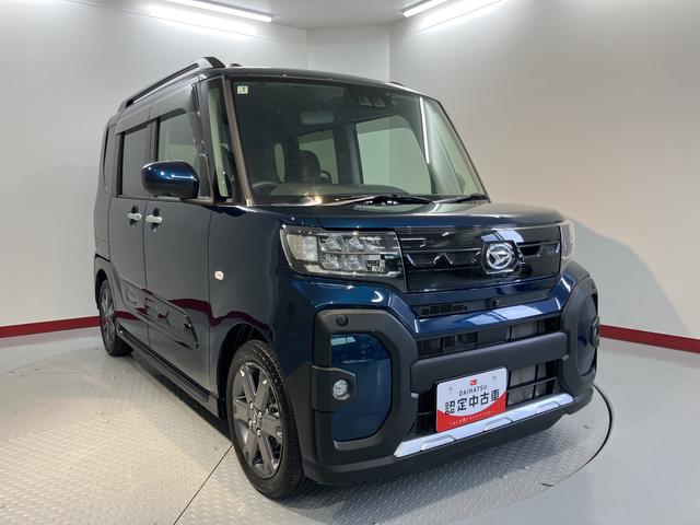 タントファンクロスターボ純正ナビ パノラマモニター フルセグTV CD DVD USB Bluetooth 両側電動スライドドア 前席シートヒーター クルーズコントロール オートライト LEDヘッドライト 障害物センサー(愛媛県)の中古車