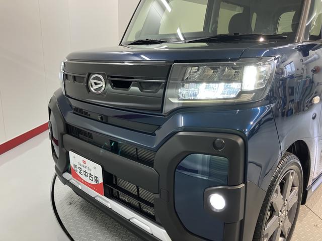 タントファンクロスターボ純正ナビ パノラマモニター フルセグTV CD DVD USB Bluetooth 両側電動スライドドア 前席シートヒーター クルーズコントロール オートライト LEDヘッドライト 障害物センサー(愛媛県)の中古車