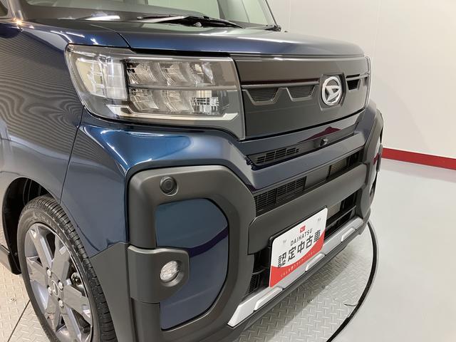 タントファンクロスターボ純正ナビ パノラマモニター フルセグTV CD DVD USB Bluetooth 両側電動スライドドア 前席シートヒーター クルーズコントロール オートライト LEDヘッドライト 障害物センサー(愛媛県)の中古車