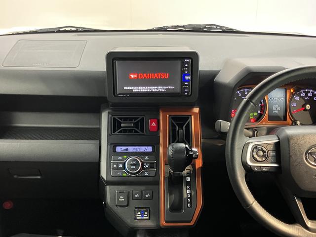 タフトG純正ナビ バックモニター フルセグTV CD DVD USB Bluetooth ドラレコ オートライト LEDヘッドライト 前席シートヒーター 障害物センサー プッシュスタート アイドリングストップ(愛媛県)の中古車