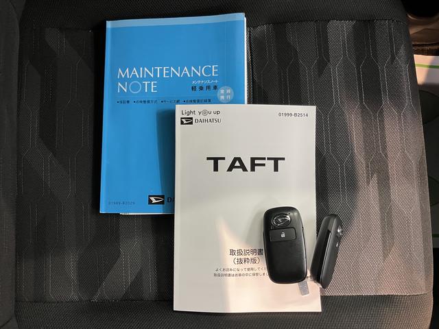 タフトG純正ナビ バックモニター フルセグTV CD DVD USB Bluetooth ドラレコ オートライト LEDヘッドライト 前席シートヒーター 障害物センサー プッシュスタート アイドリングストップ(愛媛県)の中古車