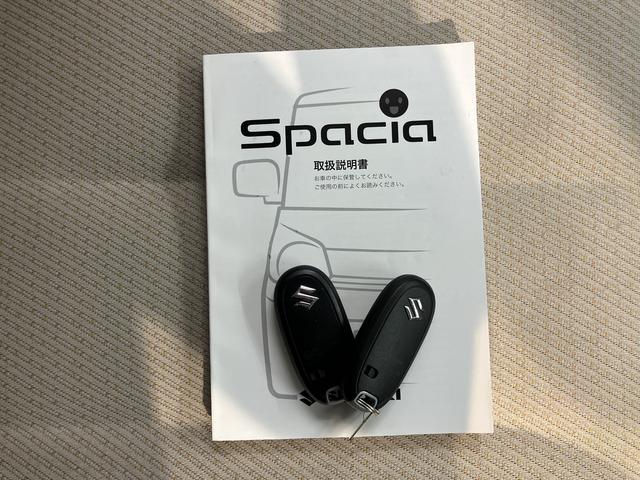 スペーシアXベンチシート アイドリングストップ 片側電動スライドドア プッシュスタート ハロゲンヘッドライト 純正ナビ USB Bluetooth ワンセグTV バックカメラ 運転席・助手席エアバッグ 2WD(愛媛県)の中古車