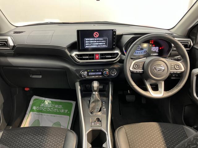 ロッキープレミアムＧディスプレイオーディオ　パノラマモニター　フルセグＴＶ　ＵＳＢ　Ｂｌｕｅｔｏｏｔｈ　ドラレコ　ＥＴＣ　前席シートヒーター　オートライト　ＬＥＤヘッドライト　電動パーキング　障害物センサー　キーフリー（愛媛県）の中古車
