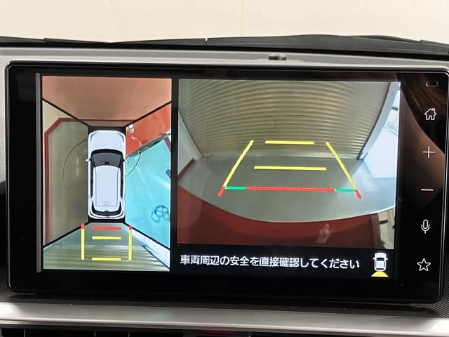 ロッキープレミアムＧディスプレイオーディオ　パノラマモニター　フルセグＴＶ　ＵＳＢ　Ｂｌｕｅｔｏｏｔｈ　ドラレコ　ＥＴＣ　前席シートヒーター　オートライト　ＬＥＤヘッドライト　電動パーキング　障害物センサー　キーフリー（愛媛県）の中古車