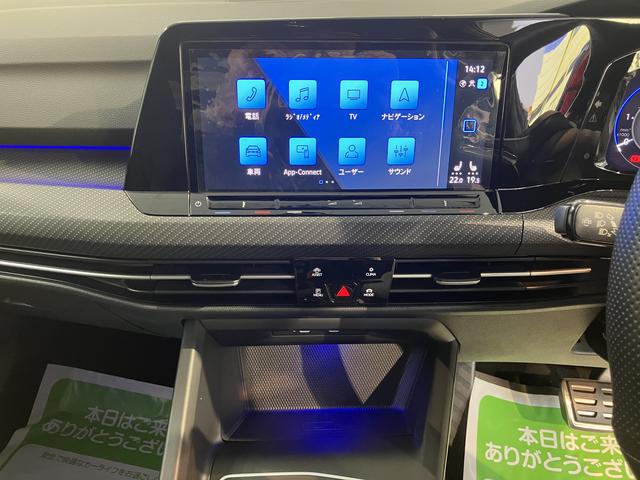 ＶＷ ゴルフＴＤＩ　Ｒラインプッシュスタート　電動パーキングブレーキ　オートブレーキホールド　パークアシスト　運転席・助手席シートヒーター　アイドリングストップ　アダプティブクルーズコントロール　レーンアシストワイヤレス充電（愛媛県）の中古車