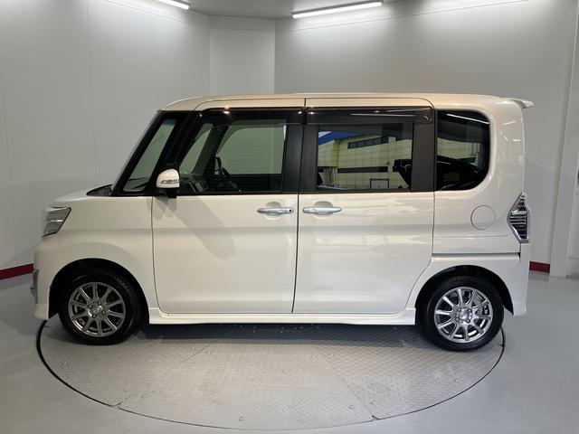 タントカスタムRS トップエディションSAプッシュスタート 両側電動スライドドア アイドリングストップ LEDヘッドライト フロントフォグランプ ベンチシート 純正ナビ SD USB CD ワンセグTV バックカメラ ETC車載器 2WD(愛媛県)の中古車