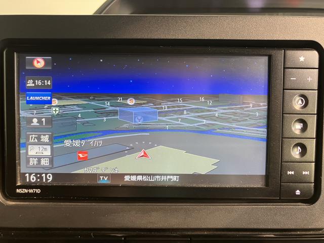 タントカスタムＸスタイルセレクション純正ナビ　バックカメラ　地上デジタルＴＶ　両側電動スライドドア　スマートアシスト　運転席助手席シートヒーター　ＬＥＤヘッドライト　オートライト　スマートアシスト　アイドリングストップ（愛媛県）の中古車