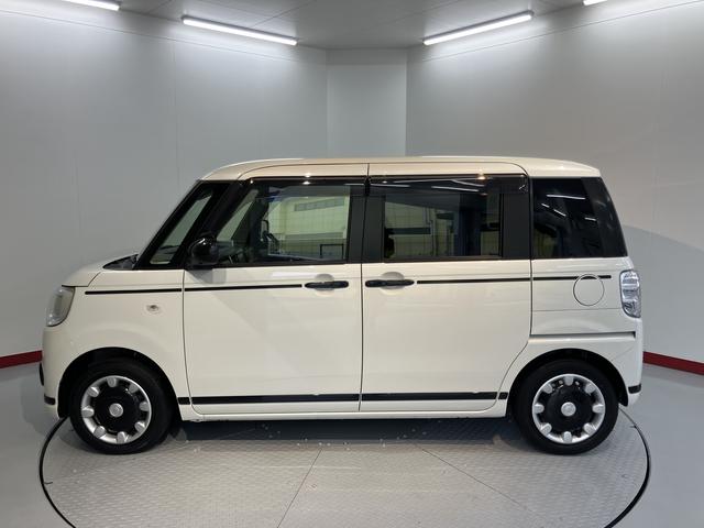 ムーヴキャンバスGブラックアクセントVS SAIIIプッシュスタート 両側電動スライドドア 運転席シートヒーター ベンチシート アイドリングストップ オートライト オートマチックハイビーム LEDヘッドライト フロントフォグランプ パノラマカメラ(愛媛県)の中古車