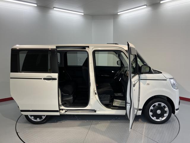 ムーヴキャンバスGブラックアクセントVS SAIIIプッシュスタート 両側電動スライドドア 運転席シートヒーター ベンチシート アイドリングストップ オートライト オートマチックハイビーム LEDヘッドライト フロントフォグランプ パノラマカメラ(愛媛県)の中古車