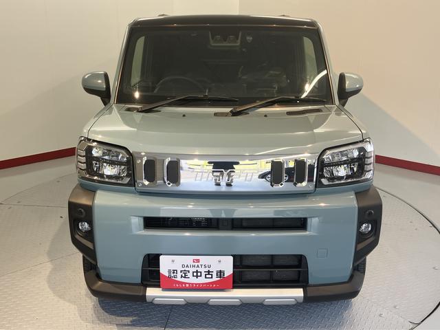 タフトGターボ クロムベンチャー2WD プッシュスタート コーナーセンサー アイドリングストップ オートライト オートマチックハイビーム LEDヘッドライト フロントフォグランプ 運転席・助手席シートヒーター 電動パーキングブレーキ(愛媛県)の中古車