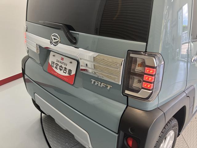 タフトGターボ クロムベンチャー2WD プッシュスタート コーナーセンサー アイドリングストップ オートライト オートマチックハイビーム LEDヘッドライト フロントフォグランプ 運転席・助手席シートヒーター 電動パーキングブレーキ(愛媛県)の中古車