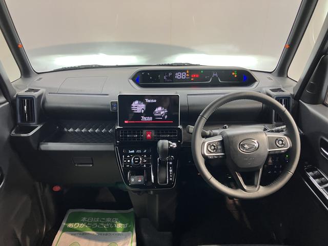タントカスタムＲＳスタイルセレクション純正ナビ　パノラマモニター　フルセグＴＶ　ＣＤ　ＤＶＤ　ＵＳＢ　Ｂｌｕｅｔｏｏｔｈ　ミュージックサーバー　ドラレコ　両側電動スライドドア　障害物センサー　前席シートヒーター　ＬＥＤヘッドライト（愛媛県）の中古車