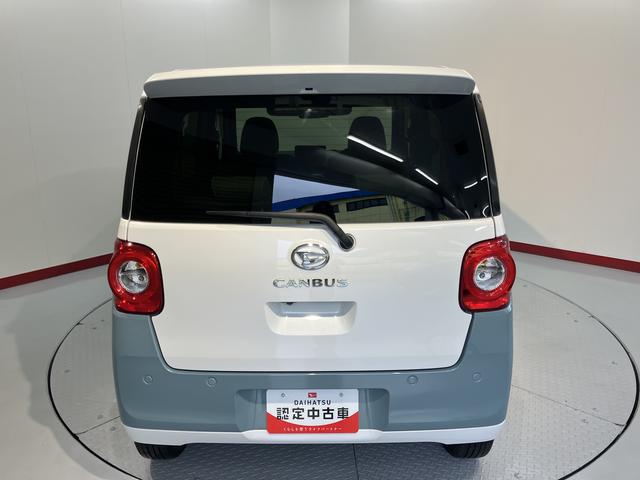 ムーヴキャンバスストライプスＧ両側電動スライドドア　前席シートヒーター　電動パーキング　オートライト　ＬＥＤヘッドライト　プッシュスタート　アイドリングストップ　ベンチシート　オーディオレス車　パノラマカメラ装着車　キーフリー（愛媛県）の中古車