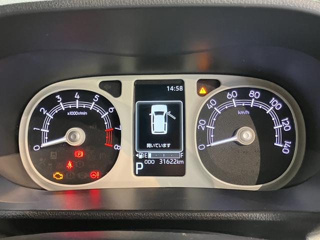 ムーヴキャンバスストライプスＧ両側電動スライドドア　前席シートヒーター　電動パーキング　オートライト　ＬＥＤヘッドライト　プッシュスタート　アイドリングストップ　ベンチシート　オーディオレス車　パノラマカメラ装着車　キーフリー（愛媛県）の中古車