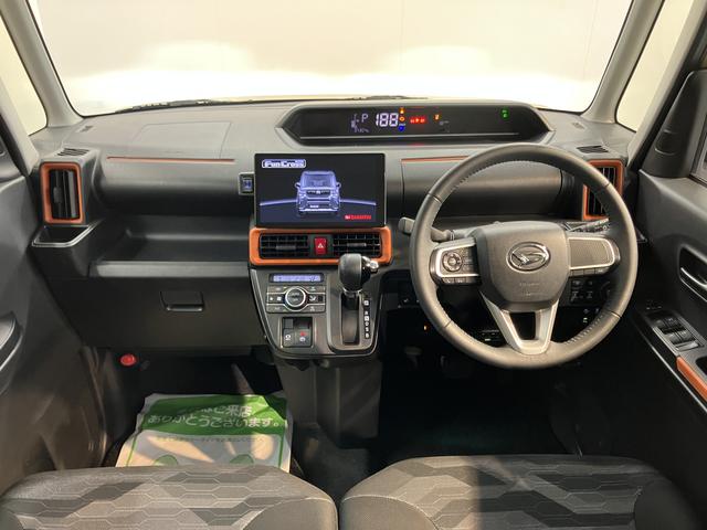 タントファンクロスターボ純正ナビ バックモニター フルセグTV CD DVD USB Bluetooth ミュージックサーバー ドラレコ 社外ETC 両側電動スライドドア 前席シートヒーター オートライト LEDヘッドライト(愛媛県)の中古車