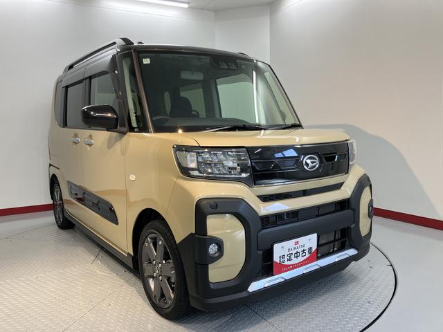 タントファンクロスターボ純正ナビ バックモニター フルセグTV CD DVD USB Bluetooth ミュージックサーバー ドラレコ 社外ETC 両側電動スライドドア 前席シートヒーター オートライト LEDヘッドライト(愛媛県)の中古車