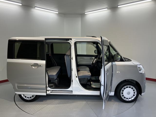 ムーヴキャンバスストライプスGターボディスプレイオーディオ バックモニター フルセグTV USB Bluetooth ETC ドラレコ 両側電動スライドドア 電動パーキング 前席シートヒーター クルーズコントロール LEDヘッドライト(愛媛県)の中古車