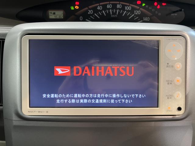 タントスローパーリアシート付き福祉車両　純正ナビ　ワンセグＴＶ　ＥＴＣ　エアコン　パワステ　パワーウィンドウ　ＡＢＳ　エアバッグ（愛媛県）の中古車