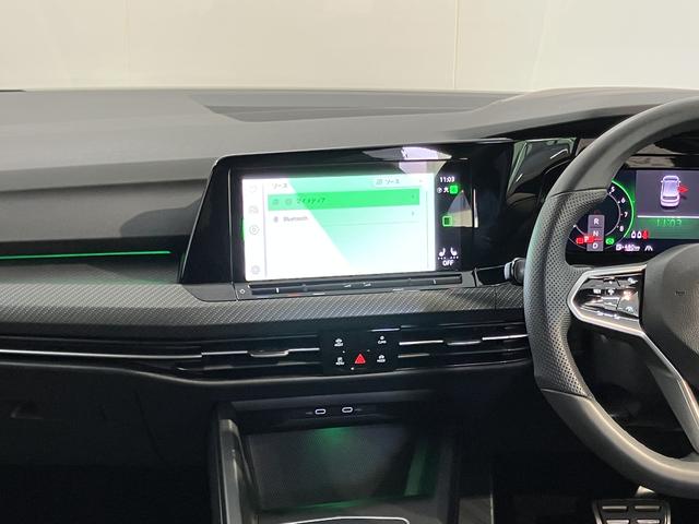 VW ゴルフeTSI Rライン純正ナビ フルセグTV バックモニター Bluetooth USB ドラレコ ETC クルーズコントロール オートライト LEDヘッドライト 前席シートヒーター ステアリングヒーター プッシュスタート(愛媛県)の中古車