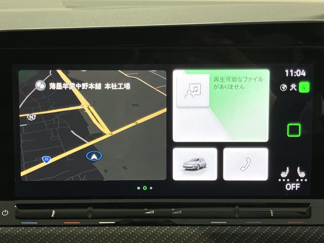 VW ゴルフeTSI Rライン純正ナビ フルセグTV バックモニター Bluetooth USB ドラレコ ETC クルーズコントロール オートライト LEDヘッドライト 前席シートヒーター ステアリングヒーター プッシュスタート(愛媛県)の中古車