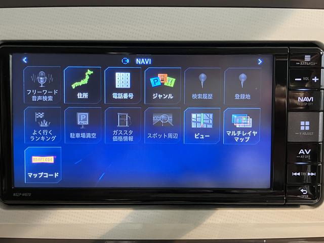 ムーヴキャンバスXリミテッドメイクアップ SAII純正ナビ バックモニター フルセグTV CD DVD USB Bluetooth 両側電動スライドドア オートライト ベンチシート プッシュスタート アイドリングストップ 電動格納ドアミラー(愛媛県)の中古車