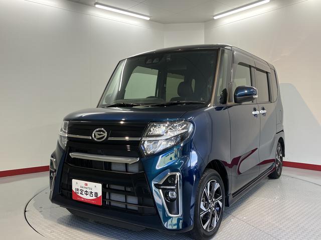 タントカスタムＸプッシュスタート　両側電動スライドドア　コーナーセンサー　アイドリングストップ　ＬＥＤヘッドライト　フォグランプ　ベンチシート　運転席・助手席シートヒーター　純正ナビ　ＣＤ　ＤＶＤ　バックカメラ（愛媛県）の中古車