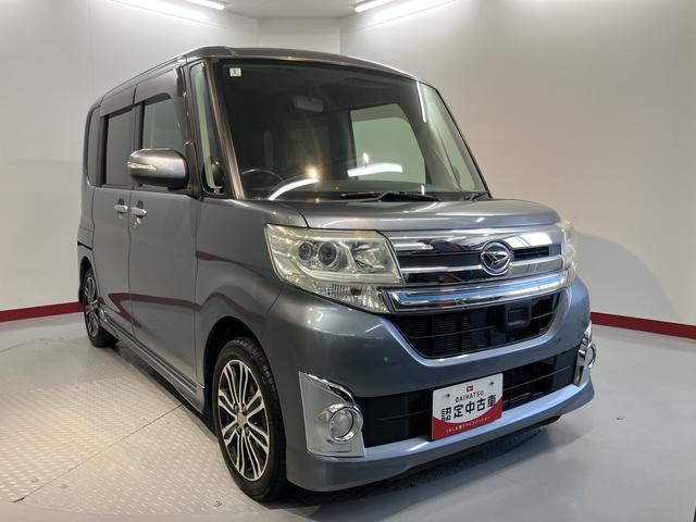 タントカスタムＲＳ　ＳＡ両側電動スライドドア　オートライト　ＬＥＤヘッドライト　プッシュスタート　アイドリングストップ　ベンチシート　電動格納ドアミラー　キーフリーシステム　オーディオレス車　バックカメラ装着車　後席モニタ付（愛媛県）の中古車