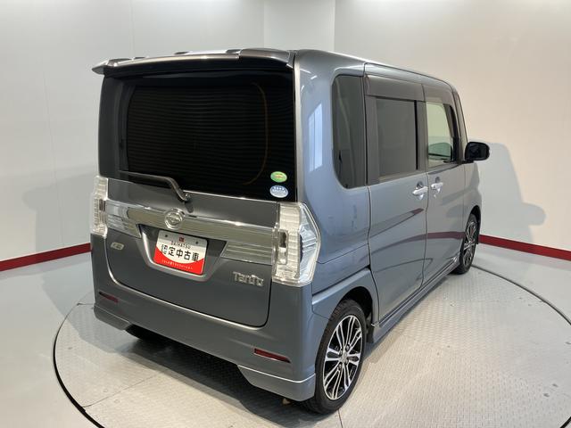 タントカスタムＲＳ　ＳＡ両側電動スライドドア　オートライト　ＬＥＤヘッドライト　プッシュスタート　アイドリングストップ　ベンチシート　電動格納ドアミラー　キーフリーシステム　オーディオレス車　バックカメラ装着車　後席モニタ付（愛媛県）の中古車
