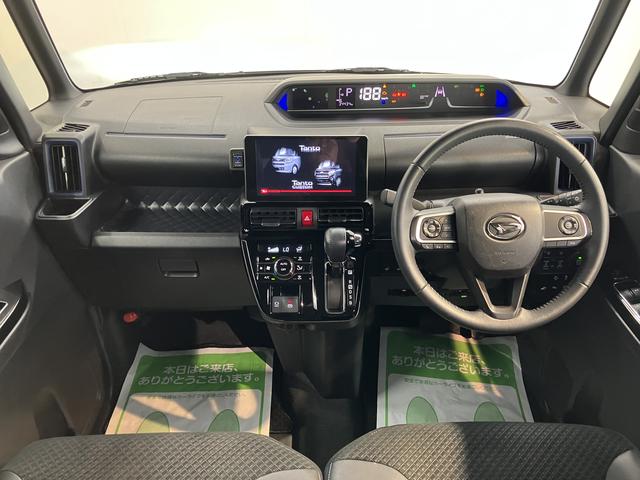 タントカスタムＲＳスタイルセレクションプッシュスタート　両側電動スライドドア　横滑り防止装置　コーナーセンサー　アイドリングストップ　ベンチシート　運転席・助手席シートヒーター　電動パーキングブレーキ　ＬＥＤヘッドライト　純正ナビ（愛媛県）の中古車