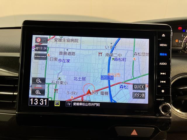 Ｎ−ＢＯＸカスタムＧ・ＥＸターボホンダセンシングプッシュスタート　両側電動スライドドア　横滑り防止装置　ＥＣＯＮ　オートライト　ＬＥＤヘッドライト　フロントフォグランプ　レーンアシスト　純正ナビ　ＥＴＣ車載器　ナビ連動ドライブレコーダー　２ＷＤ（愛媛県）の中古車