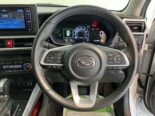 ロッキーGプッシュスタート オートライト LEDヘッドライト フロントフォグランプ アダプティブクルーズコントロール 運転席・助手席シートヒーター コーナーセンサー 純正ナビ パノラマモニター ETC車載器(愛媛県)の中古車