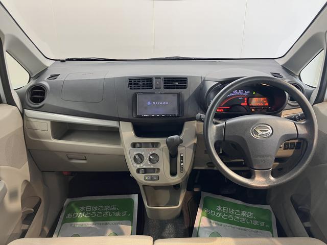 ムーヴＬ　ＳＡ２ＷＤ　横滑り防止装置　アイドリングストップ　ベンチシート　ハロゲンヘッドライト　社外ナビ　ＣＤ　ワンセグＴＶ　ＳＤ　ＵＳＢ　ＡＵＸ　バックカメラ　マニュアルエアコン　ＥＴＣ車載器　電動格納ミラー（愛媛県）の中古車