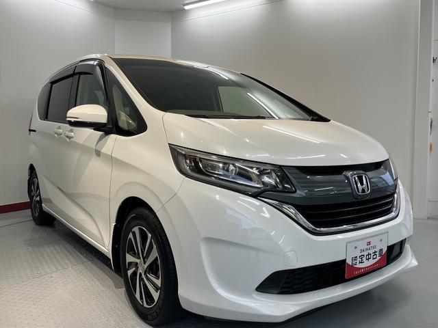フリードG・ホンダセンシング純正ナビ バックモニター フルセグTV CD DVD Bluetooth 後席モニター ドラレコ ETC 両側電動スライドドア クルーズコントロール オートライト LEDヘッドライト プッシュスタート(愛媛県)の中古車