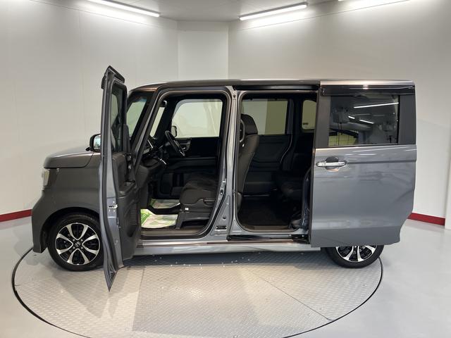 N−BOXカスタムG・Lホンダセンシングプッシュスタート 横滑り防止装置 アダプティブクルーズコントロール アイドリングストップ LEDヘッドライト フロントフォグランプ 片側電動スライドドア 純正CDチューナー USB AUX ETC(愛媛県)の中古車