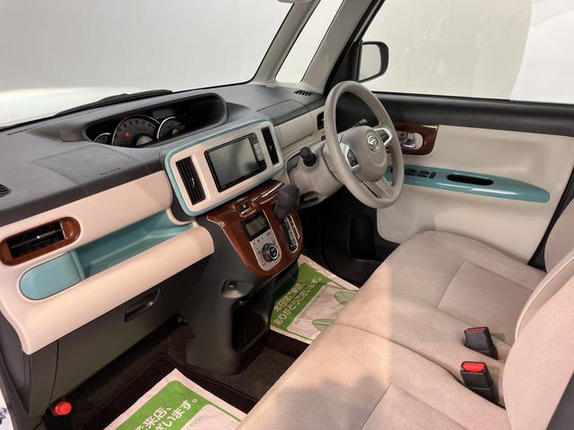 ムーヴキャンバスGメイクアップリミテッド SAIII純正ナビ パノラマモニター フルセグTV CD DVD USB Bluetooth ミュージックサーバー ETC 両側電動スライドドア オートライト LEDヘッドライト ベンチシート プッシュスタート(愛媛県)の中古車