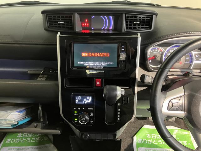 トールカスタムG ターボ SAII純正ナビ バックモニター フルセグTV CD DVD USB Bluetooth ETC 後席モニター 両側電動スライドドア クルーズコントロール オートライト LEDヘッドライト キーフリーシステム(愛媛県)の中古車