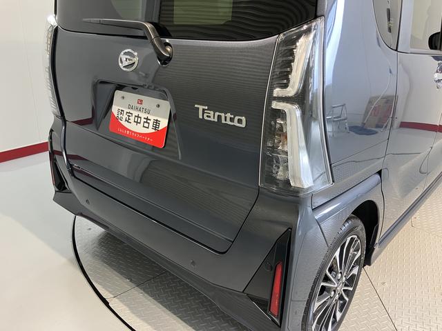 タントカスタムRSディスプレイオーディオ バックモニター フルセグTV USB Bluetooth ドライブレコーダー ETC 両側電動スライドドア 前席シートヒーター 障害物センサー オートライト LEDヘッドライト(愛媛県)の中古車