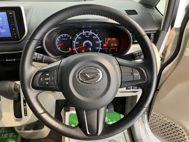 ムーヴXターボ SAIII純正ナビ バックモニター フルセグTV CD DVD USB Bluetooth プッシュスタート アイドリングストップ 運転席側シートヒーター オートライト LEDヘッドライト キーフリーシステム(愛媛県)の中古車