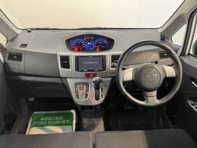 ムーヴ 中古車 カスタム　ＲＳナビゲーション　バックカメラ　ＥＴＣ車載器　フルセグＴＶ　オートエアコン　オートライト　ディスチャージヘッドライト　フォグランプ　プッシュスタート　電動格納ドアミラー　アルミホイール