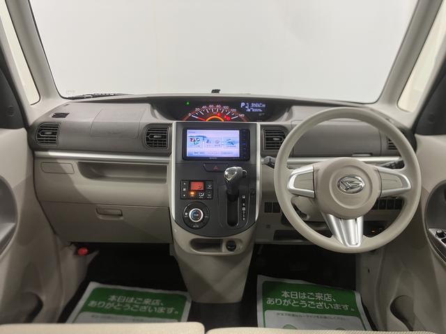 タント 中古車 Ｘ　ＳＡナビ　ワンセグＴＶ　ＣＤ　ＤＶＤ　ＵＳＢ　ＥＴＣ　プッシュスタート　左側電動スライドドア　アイドリングストップ　オートライト　ベンチシート　電動格納ドアミラー　キーフリーシステム
