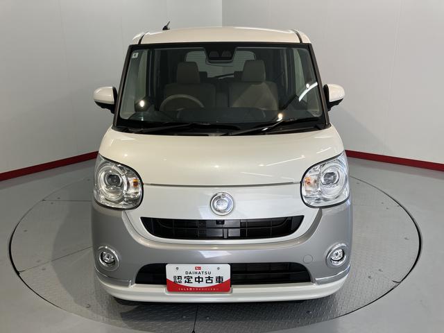 ムーヴキャンバス 中古車 ＧメイクアップＶＳ　ＳＡＩＩＩ両側電動スライドドア　運転席シートヒーター　オートライト　ＬＥＤヘッドライト　ベンチシート　プッシュスタート　アイドリングストップ　電動格納ドアミラー　オーディオレス車　パノラマカメラ装着車