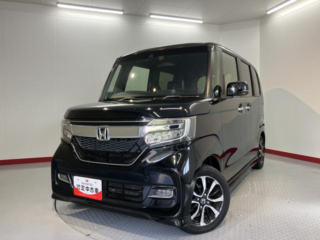 N−BOXカスタムG・Lホンダセンシング純正ナビ バックモニター フルセグTV CD DVD USB Bluetooth ドラレコ ETC 左側電動スライドドア プッシュスタート クルーズコントロール オートライト LEDヘッドライト(愛媛県)の中古車